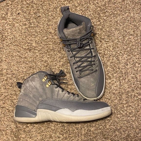Jordan Other - Nike Jordan 12 - Dark/ Wolf grey - Men’s Size 9 - 130690-005 2017 Shoes EUC
